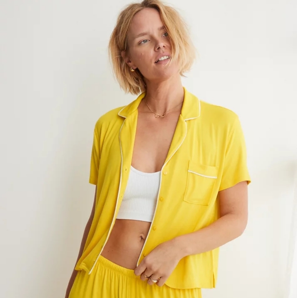 Aerie Real Soft® Short Sleeve Pajama Shirt - XXS